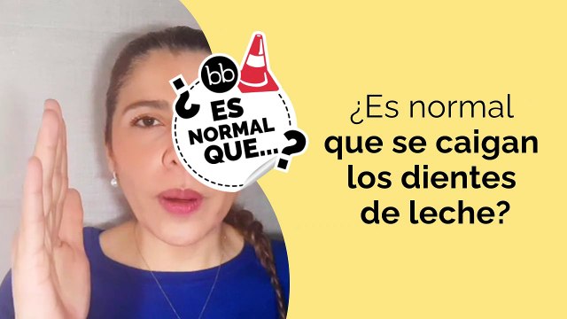 ¿Es normal que se le caigan los dientes de leche?