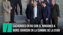 Cachondeo en Reino Unido con el ninguneo a Boris Johnson en la cumbre de la OTAN