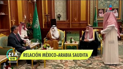 Marcelo Ebrard viajó a Arabia Saudita para fortalecer la relación bilateral