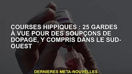 Courses hippiques : 25 policiers interpellés pour suspicion de dopage, y compris dans le sud-ouest