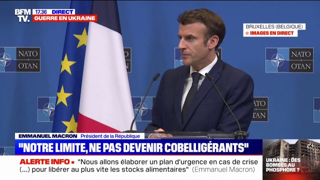 Emmanuel Macron sur la guerre en Ukraine: Le travail de discussion doit être incessant