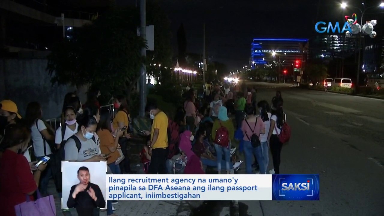 Ilang pumila sa DFA Aseana, umuwi dahil walang nakuhang appointment slot | Saksi