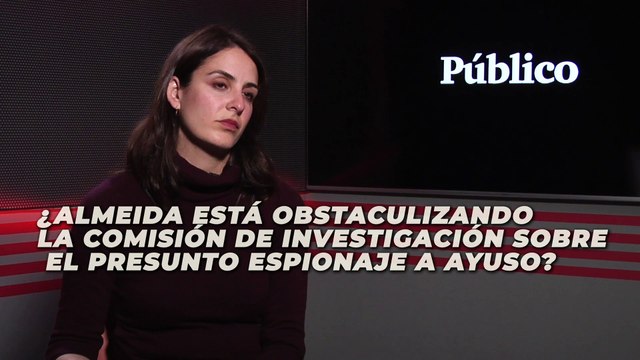 Rita Maestre: Es Almeida quien tiene que dar un paso al lado