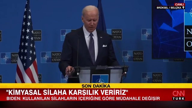 ABD Başkanı Joe Biden, NATO Liderler Zirvesi'nin ardından açıklama yaptı