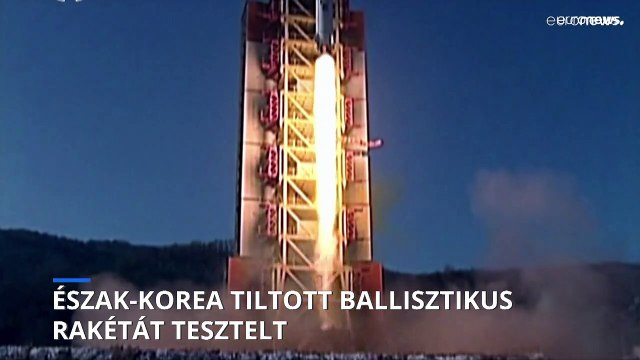 Észak-Korea tiltott ballisztikus rakétát tesztelt