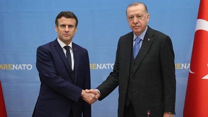 Cumhurbaşkanı Erdoğan ve Macron görüşmesinde Türkiye-Fransa ilişkileri ele alındı