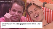 'BBB 22': Gustavo cria novo plano para eliminar Arthur Aguiar com Laís fora do reality. Saiba qual!