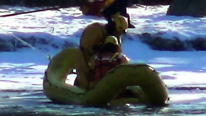 Firefighters Pull Dog From Icy Otonabee River