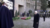 Mattarella commemora l'eccidio delle Fosse Ardeatine
