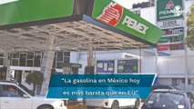 La gasolina se subsidia en México para evitar inflación: AMLO