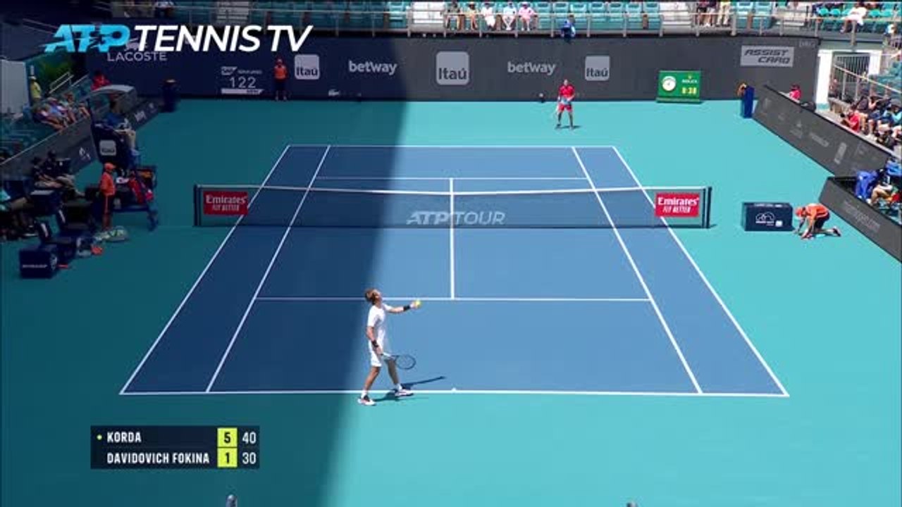 Highlights: lokalmatador korda schlägt fokina