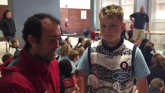 Warrnambool Standard Young Geelong fan