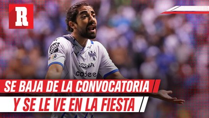 Rodolfo Pizarro captado de fiesta tras baja de selección