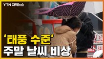 [자막뉴스] '태풍급' 비바람 예고...두려운 주말 날씨 / YTN
