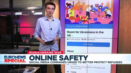 Traffickers and online trolls target Facebook Ukrainian refugee group