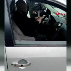 Trafik magandası motokuryeye bıçak çekti!