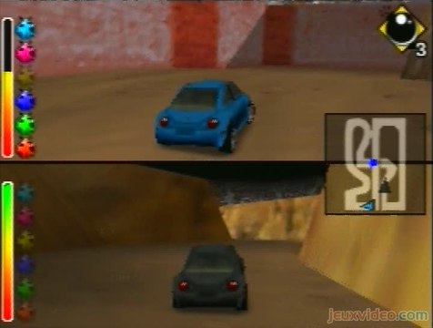 Beetle Adventure Racing : Combat dans l'arène