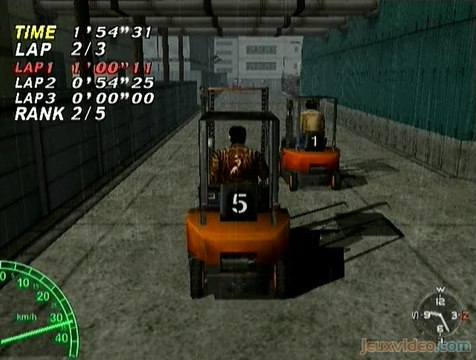 Shenmue : Course en forklift