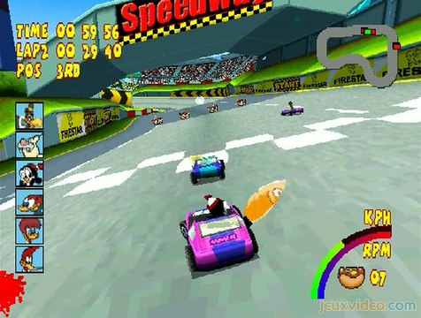 Woody Woodpecker Racing : Coup de bec et clef à molette !