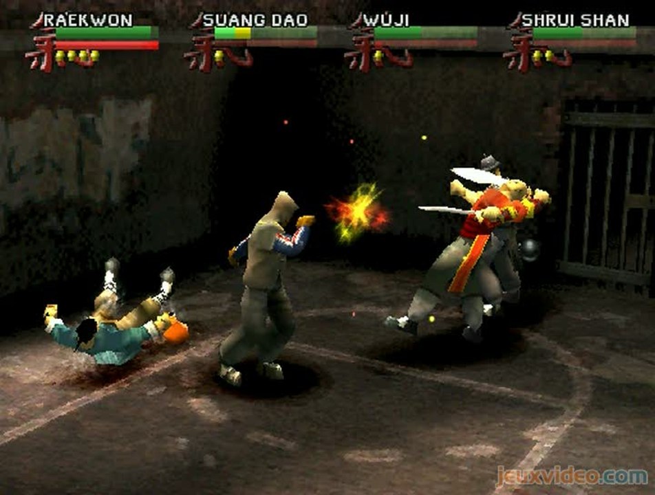 Wu-Tang Shaolin Style : Combat à 1 contre 3.