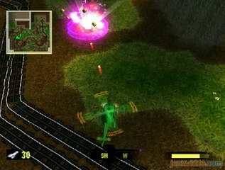 Army Men : Air Attack : "Protégez moi ce train, soldat !"