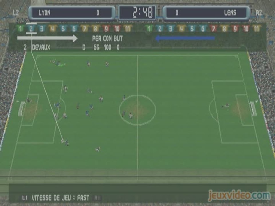 Guy Roux Manager 2000 : Les matchs