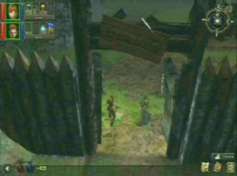 Dungeon Siege : Inventaire et environnement