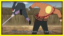 Naruto vs Code - Naruto usa el Izanagi | Análisis de fans Animación XD