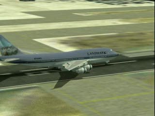 Flight Simulator 2002 : Decollage 747