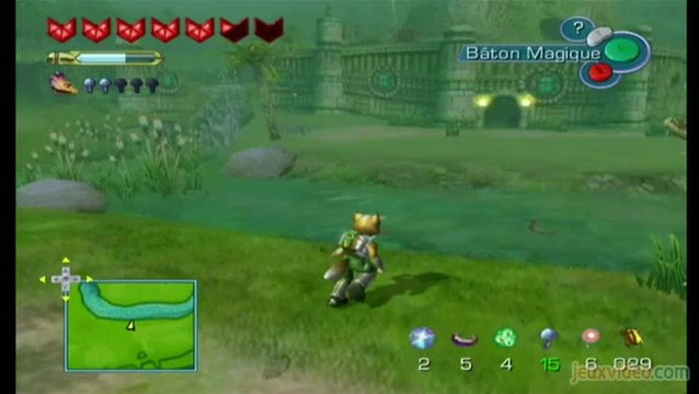 StarFox Adventures : 1/2 : Fox McCloud descend de son Arwing