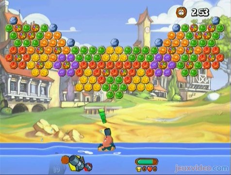 Worms Blast : Un worms à la mer