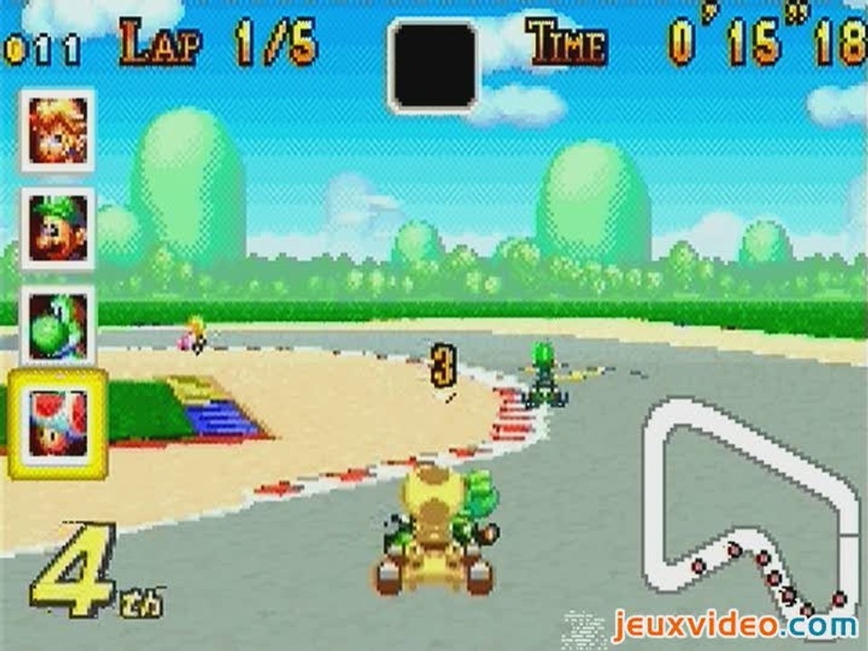 Mario Kart : Super Circuit : Circuit Rétro 1