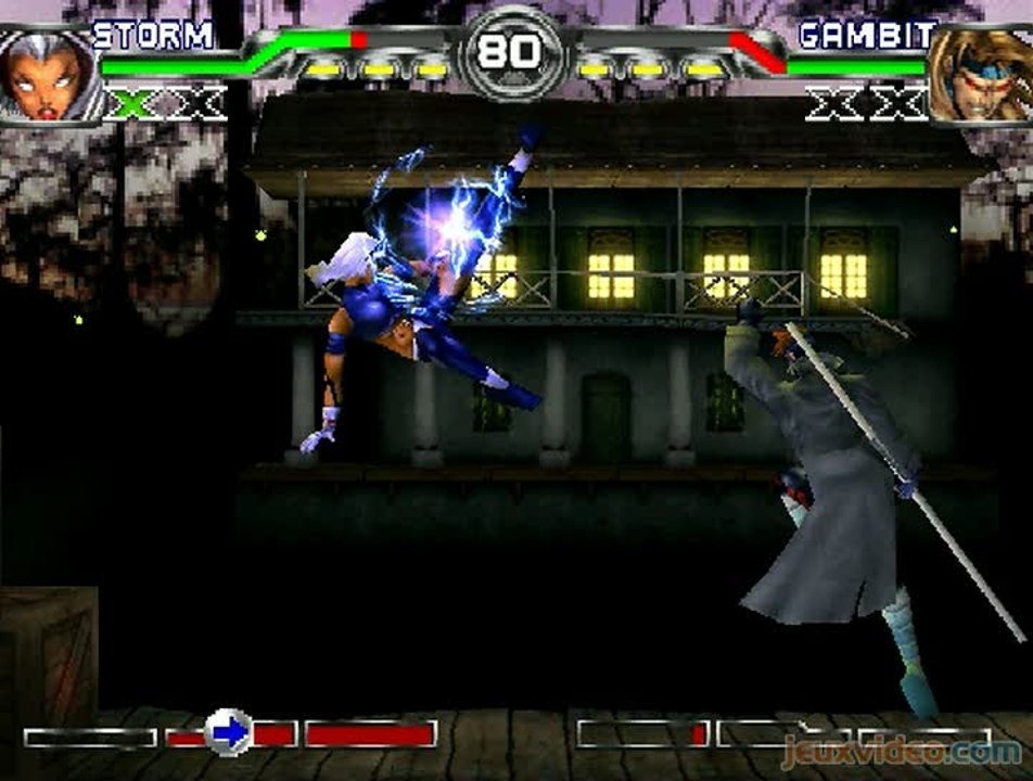 X-Men Mutant Academy 2 : Storm VS Gambit