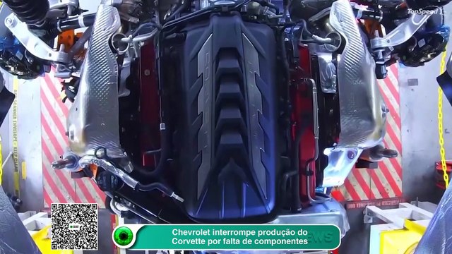 Chevrolet interrompe produção do Corvette por falta de componentes
