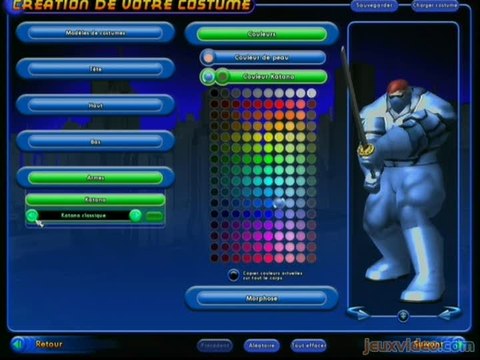 City of Heroes : 1/3 : Création des personnages