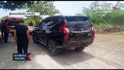 Download Video: Rombongan Mobil Kementerian KLHK Tabrakan Beruntun di Banjarbaru