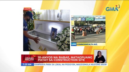 10-anyos na babae, natagpuang patay sa construction site | UB