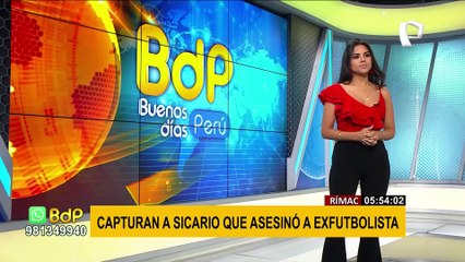 Rímac: Capturan a sicario que asesinó a exfutbolista de cuatro disparos