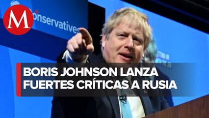 Boris Johnson acusa a Rusia de cruzar línea roja hacia la barbarie