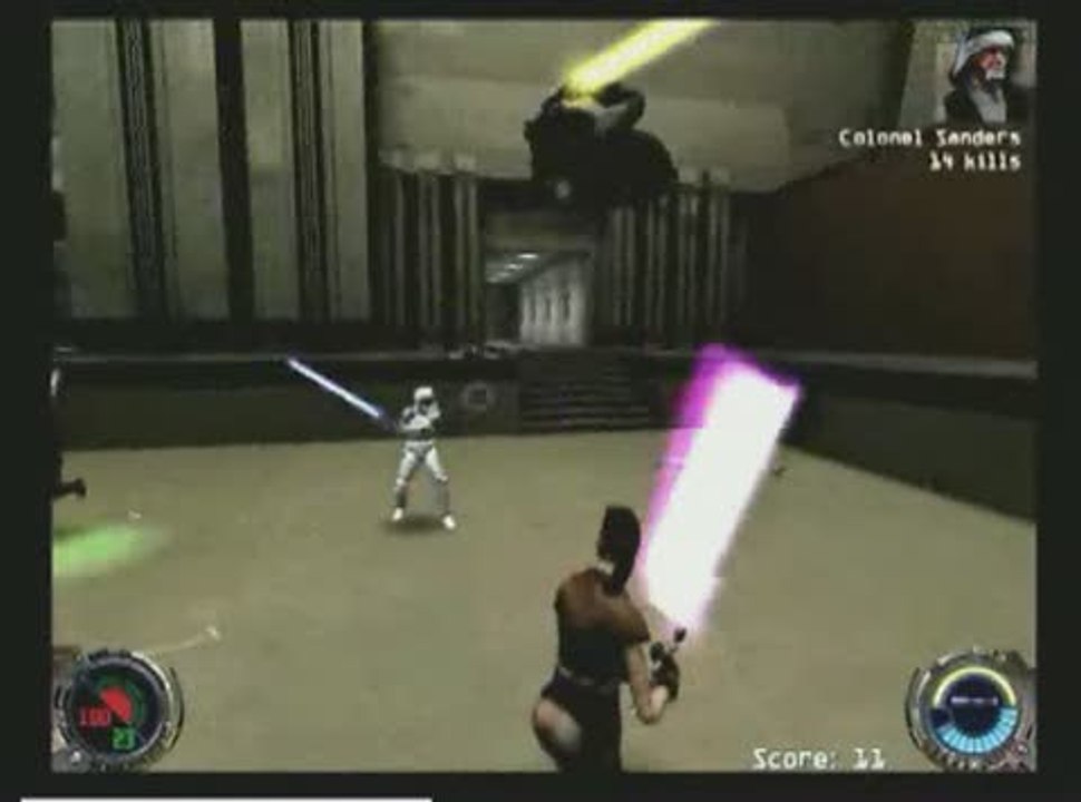 Star Wars : Jedi Knight II : Jedi Outcast : Nerveux, le Jedi