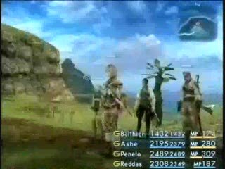 Final Fantasy XII : Personnages en mouvement