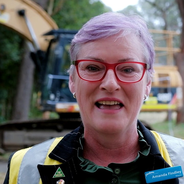Mayor Amanda Findley at BioElektra sod turning Shoalhaven