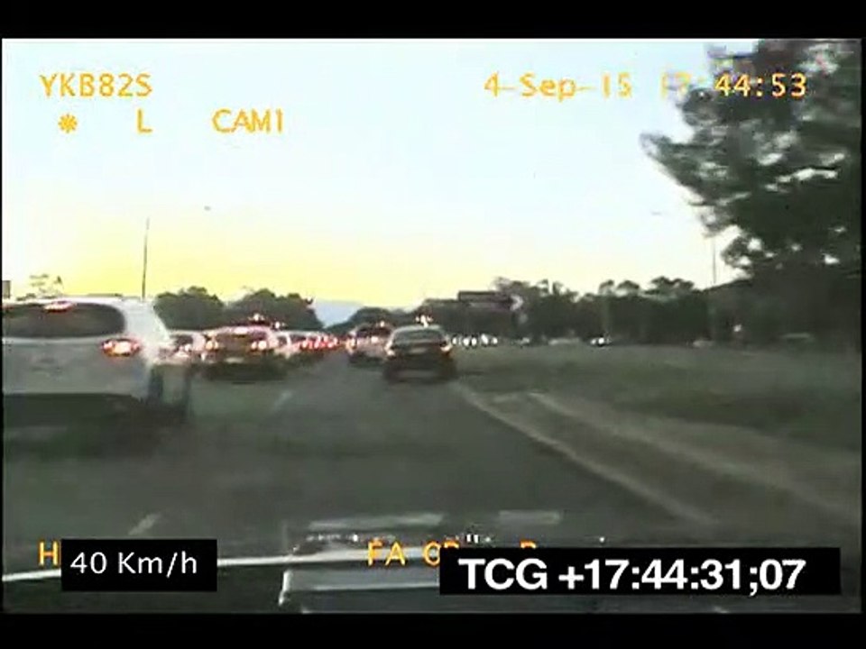 ACT Policing car chase footage