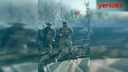 ABD'li askerler Ukrayna'da cephede görüntülendi