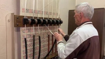 Charles body plays the Ellacombe Chimes at St Johns