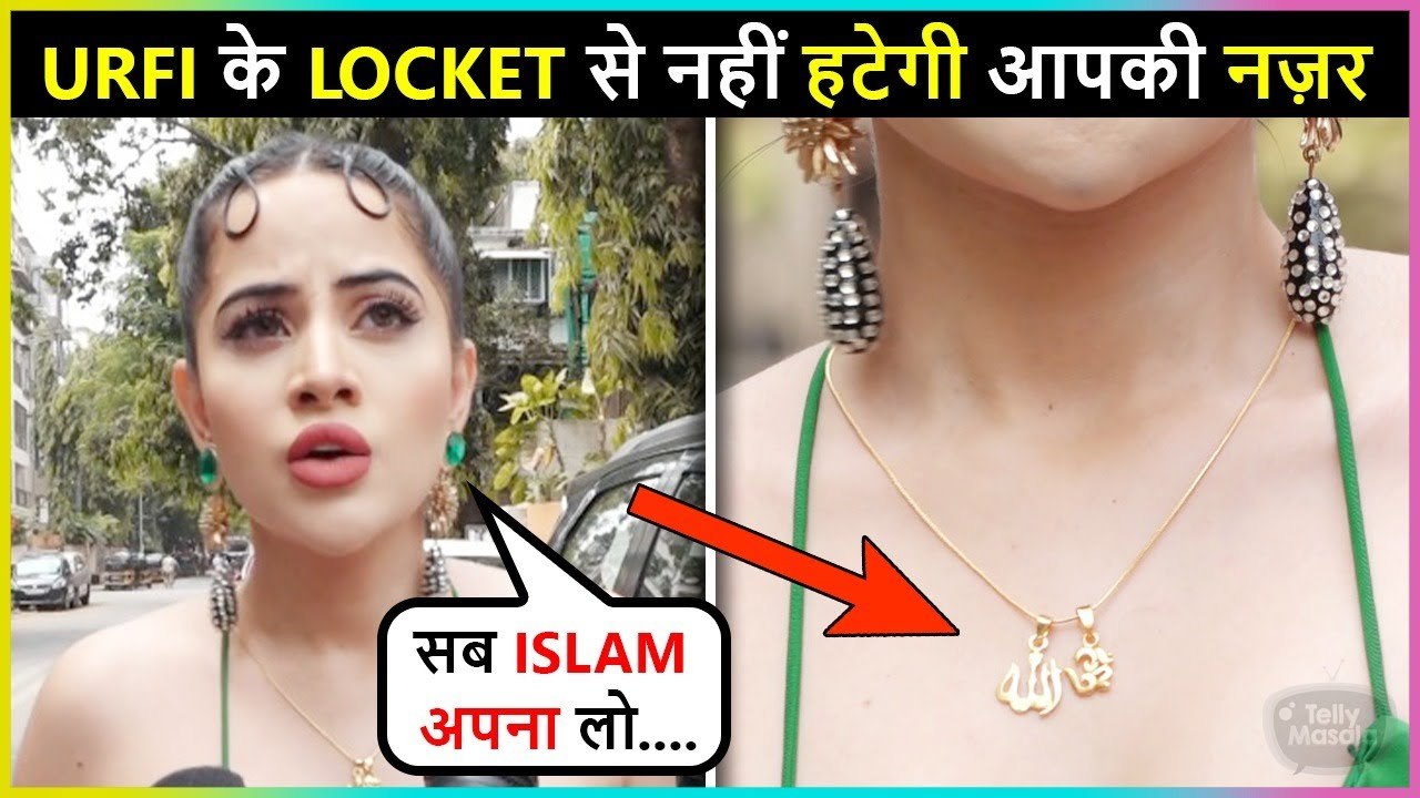 Urfi Javed Wears Unique Locket, Says 'Hindu-Mus...