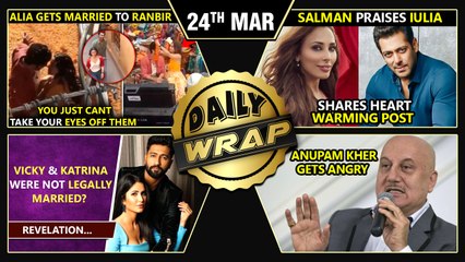 Vicky-Katrina Legally Married, Ranbir- Alia's Romantic Video, Salman Praises Iulia | TOP 10 NEWS