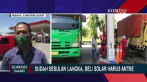 Solar Langka, Para Sopir Truk di Padang Harus Keliling Kota dan Antre Panjang di SPBU