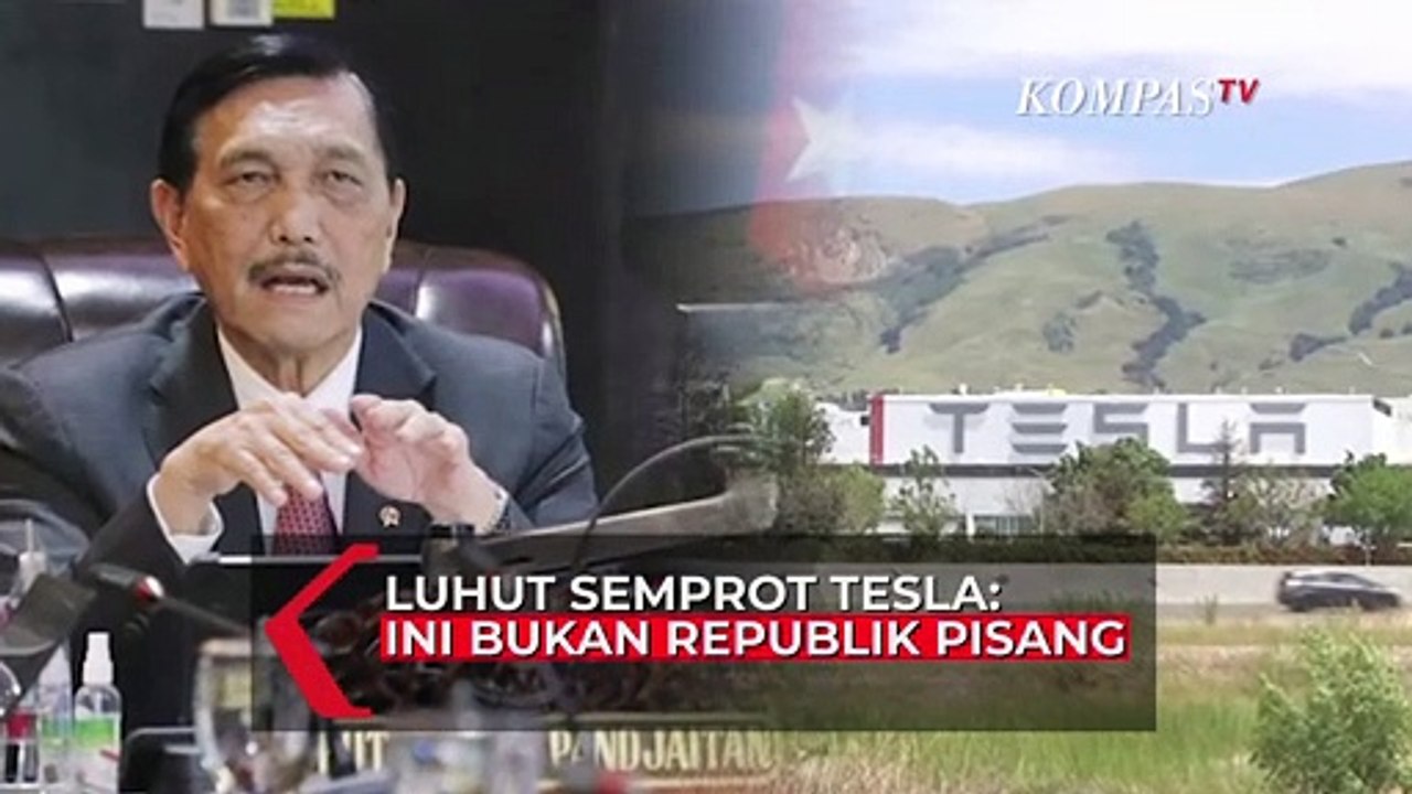 Luhut Jengkel Didikte Tesla, Sebut Indonesia Bukan 'Republik Pisang'
