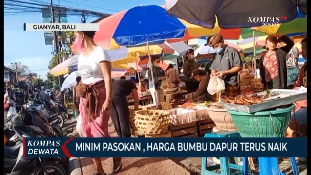 Minim Pasokan, Harga Bumbu Dapur Di Gianyar Terus Naik